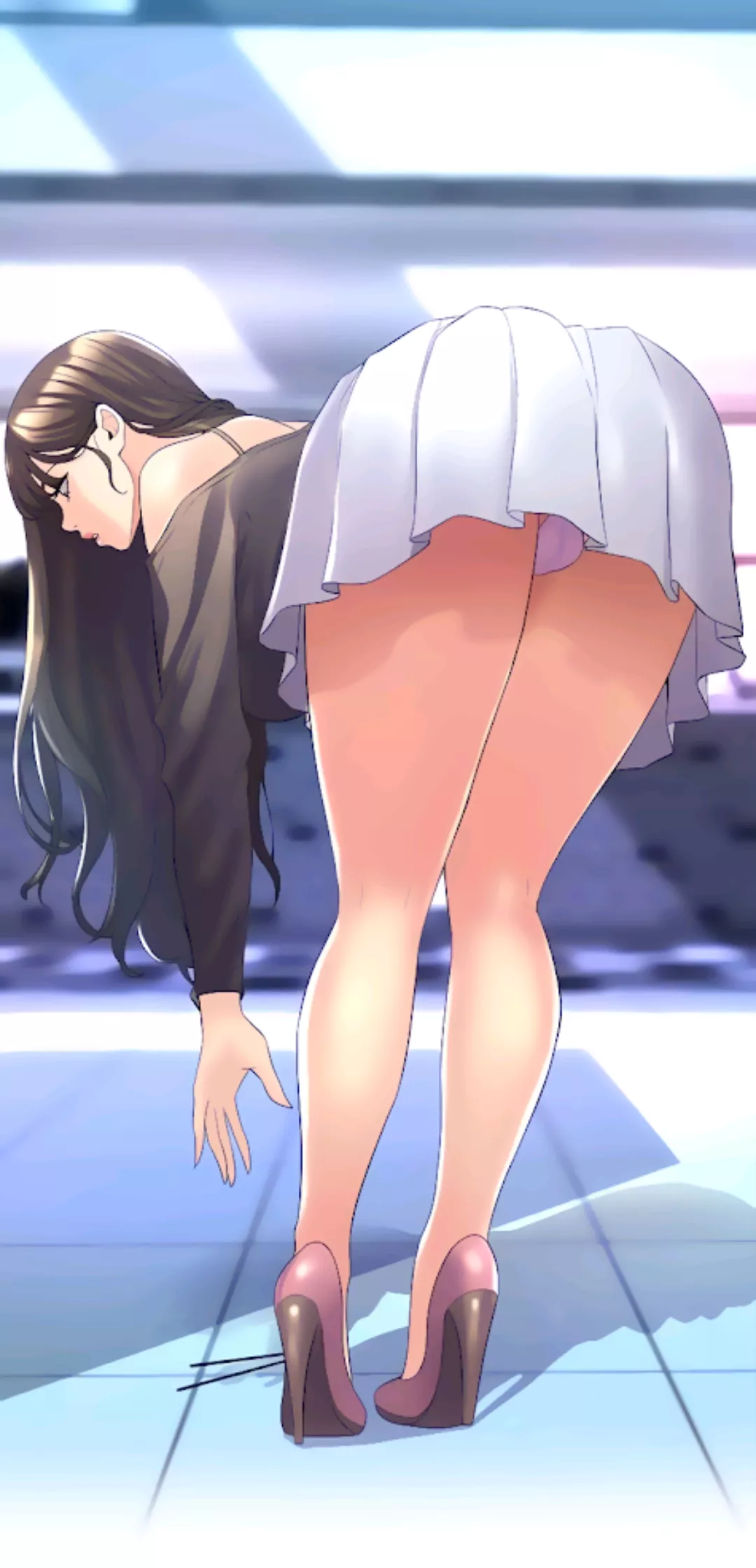 just a lil tease [Dance Department's Female Sunbaes] [manhwa]