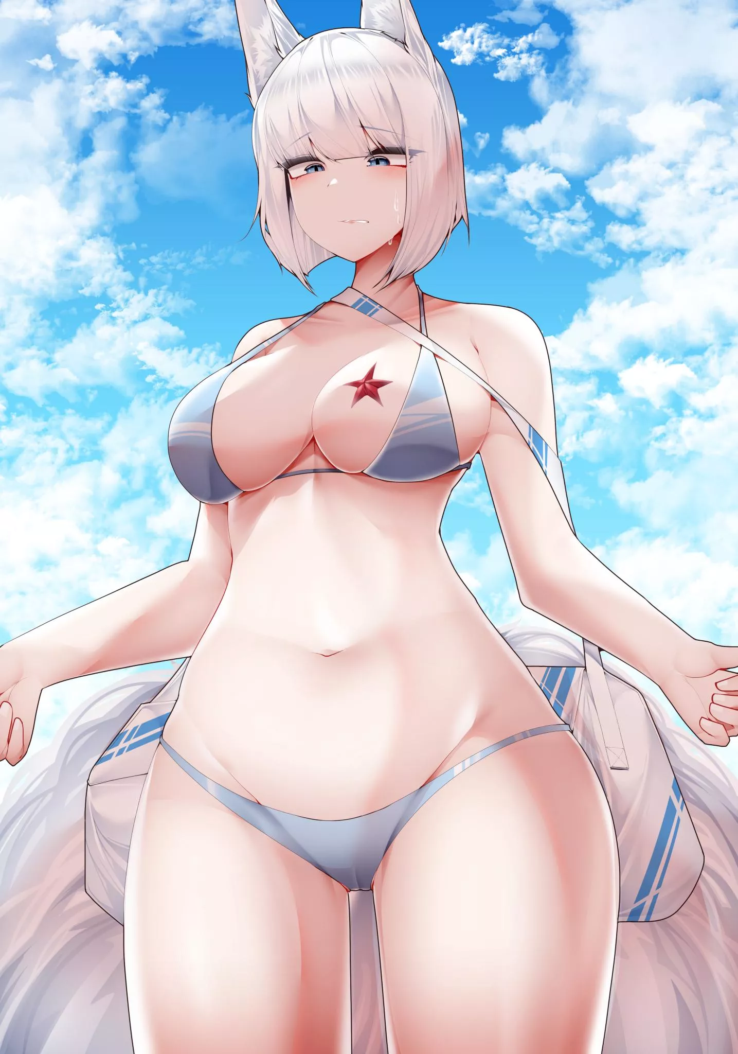 Kaga seems a bit shy (By SAMIP) [Azure Lane]