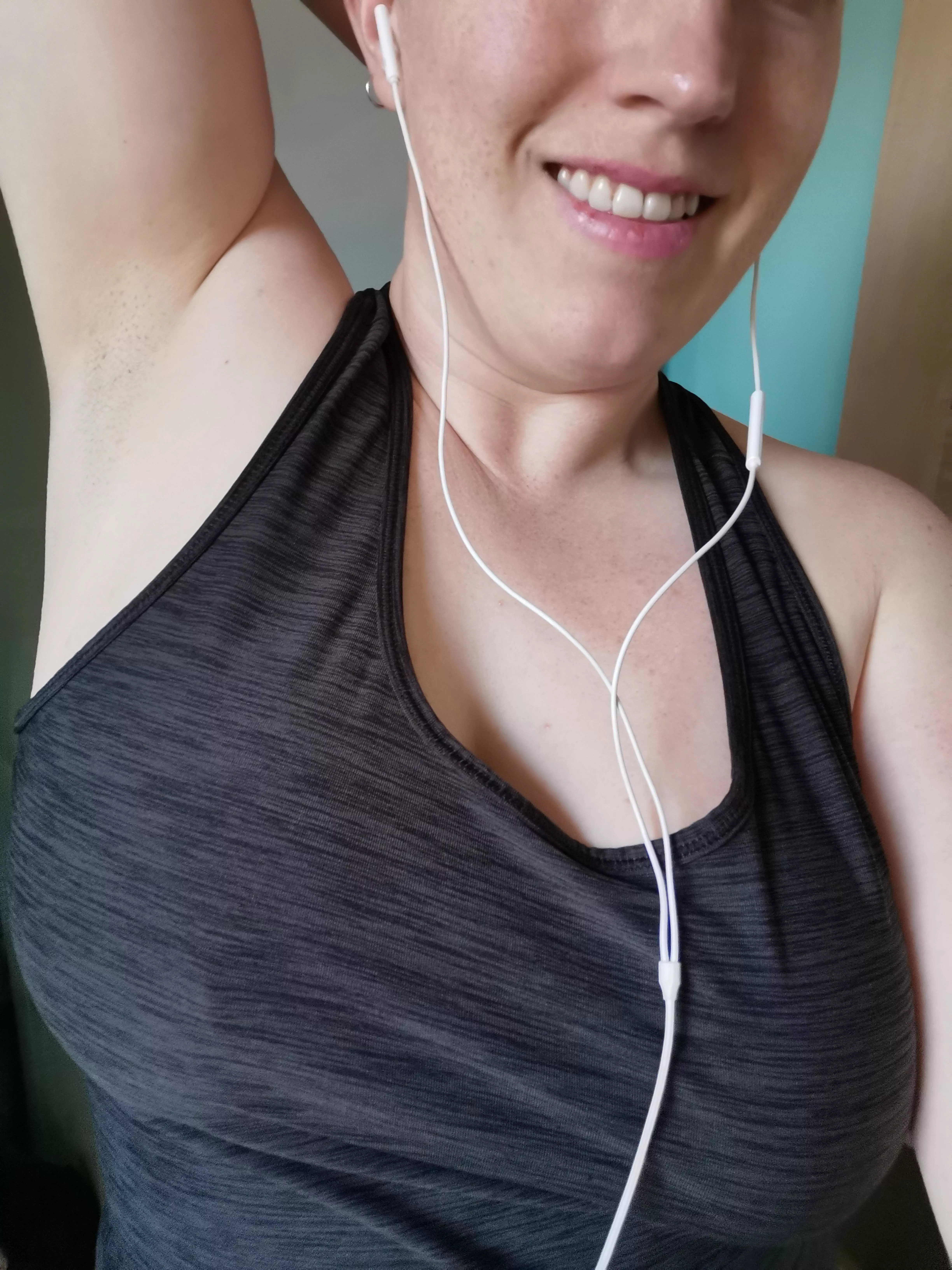 Love feeling free during my workout