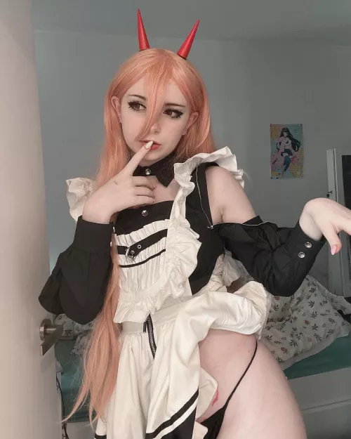 Maid Power- Chainsawman by elefire_grey