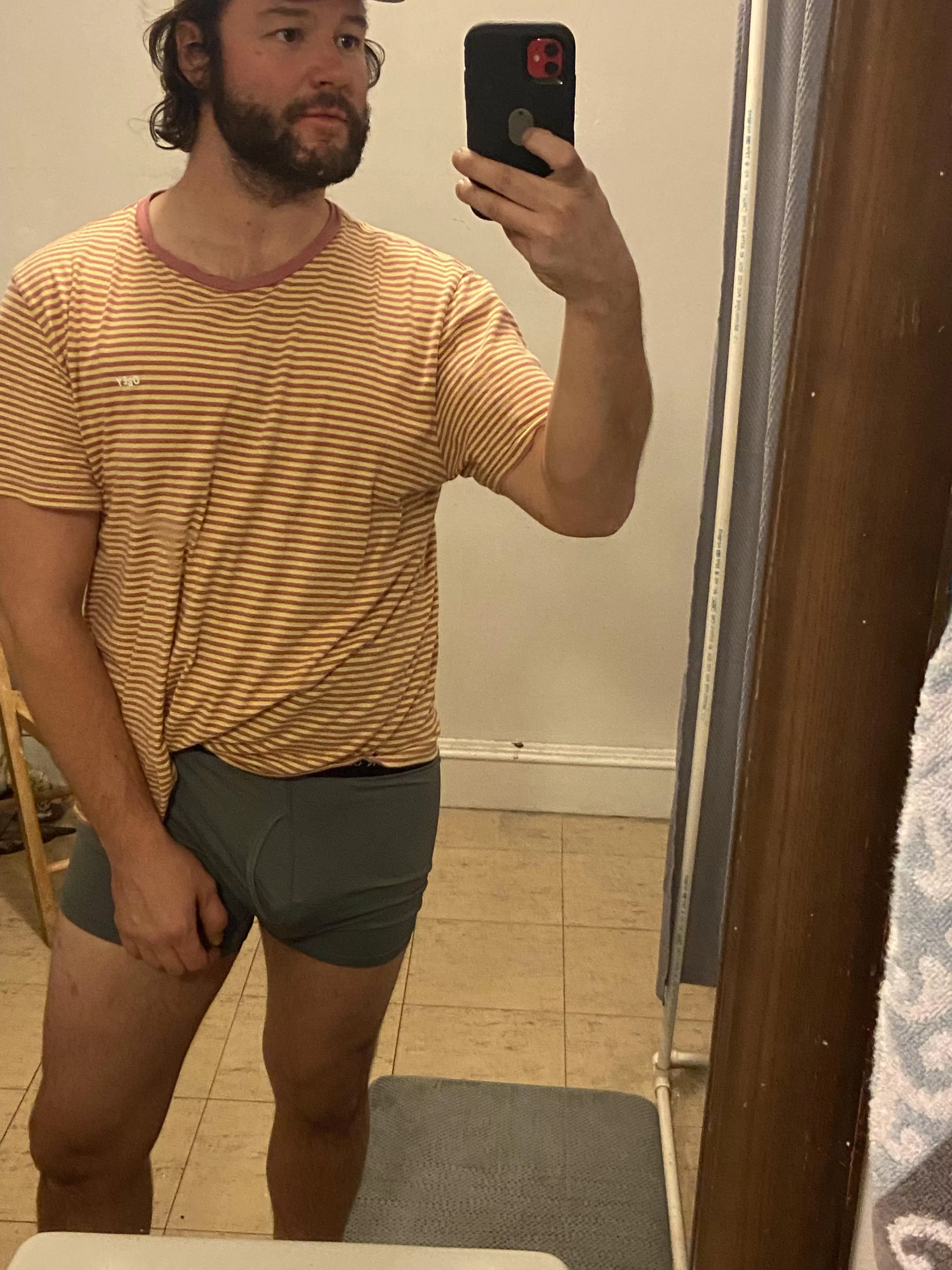 Might not be the most impressive bulge but here it is ;)