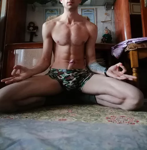 My head is at peace, my dick is aroused