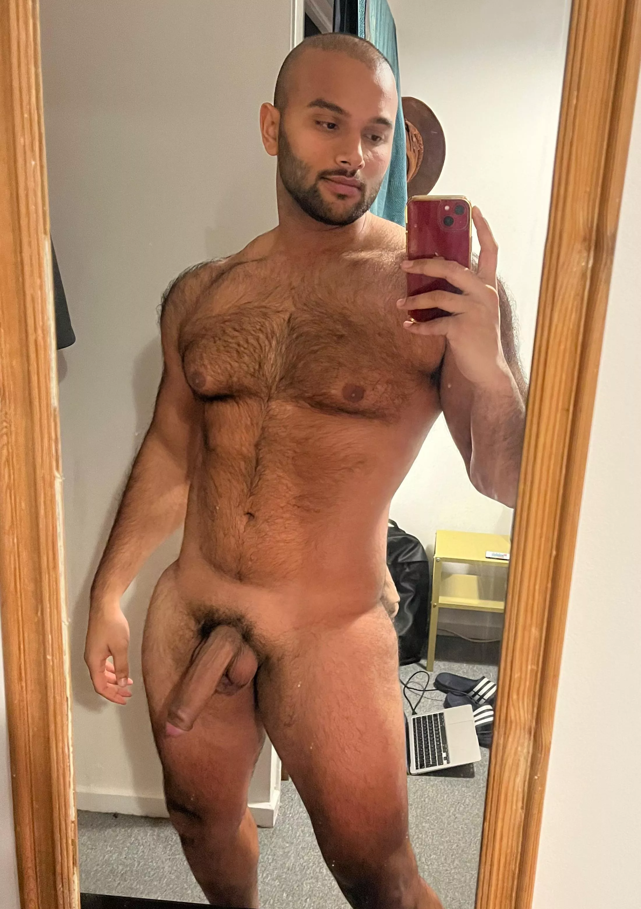 My room is a no clothes zone, sorry, but I do make the rules 🤷‍♂️