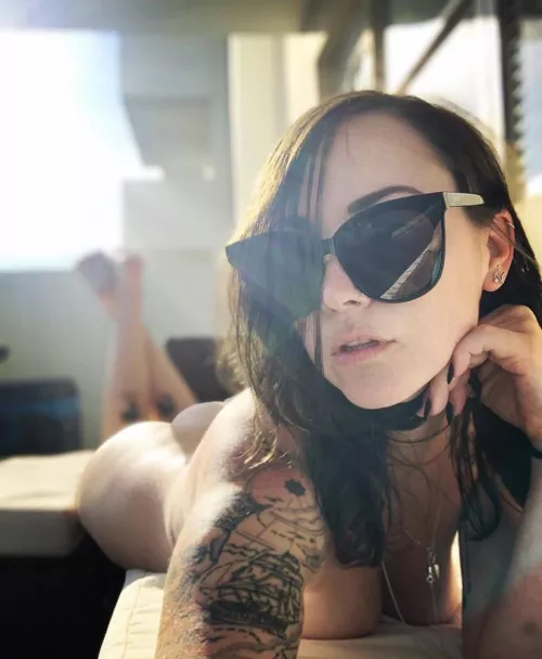 On the balcony for everyone to see