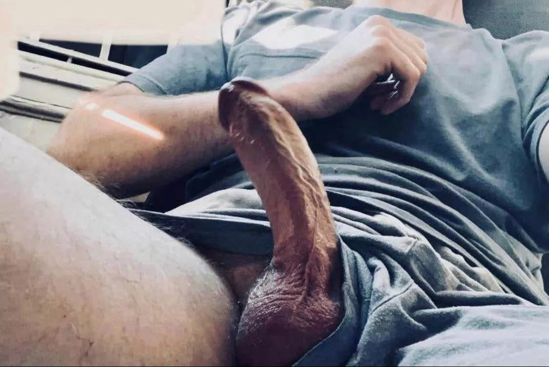 POV: you’re under my desk teasing and watching it grow