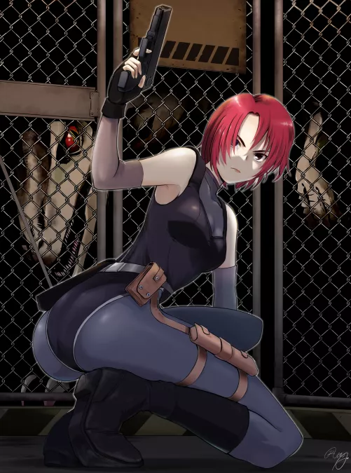 Regina On Guard (Hanabusa ) [Dino Crisis]