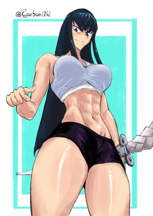 Satsuki has a strong presence (By Carbon1262) [kill la kill]