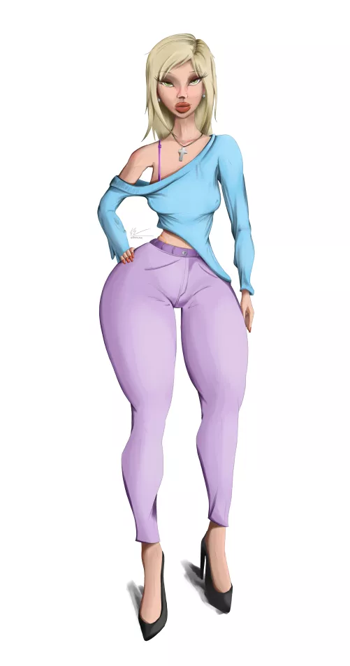 Simona Flim representing the Pixar hips [OC]