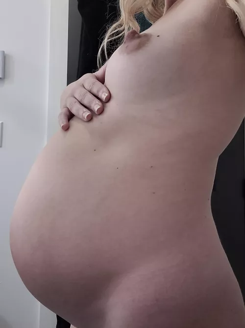 So ready to pop, but still so horny