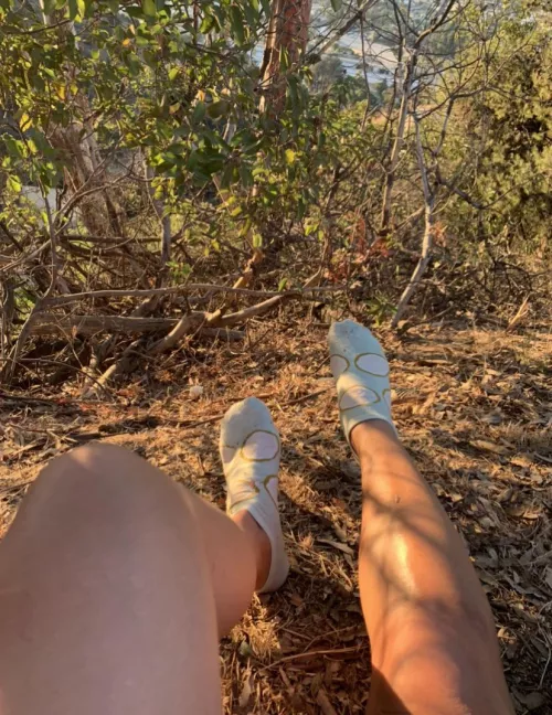 Socks in nature 🤗