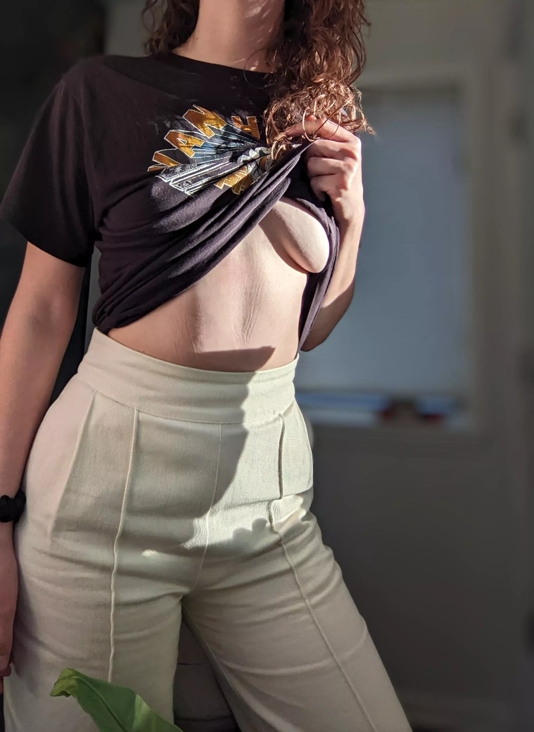 Soft tees and softer breasts