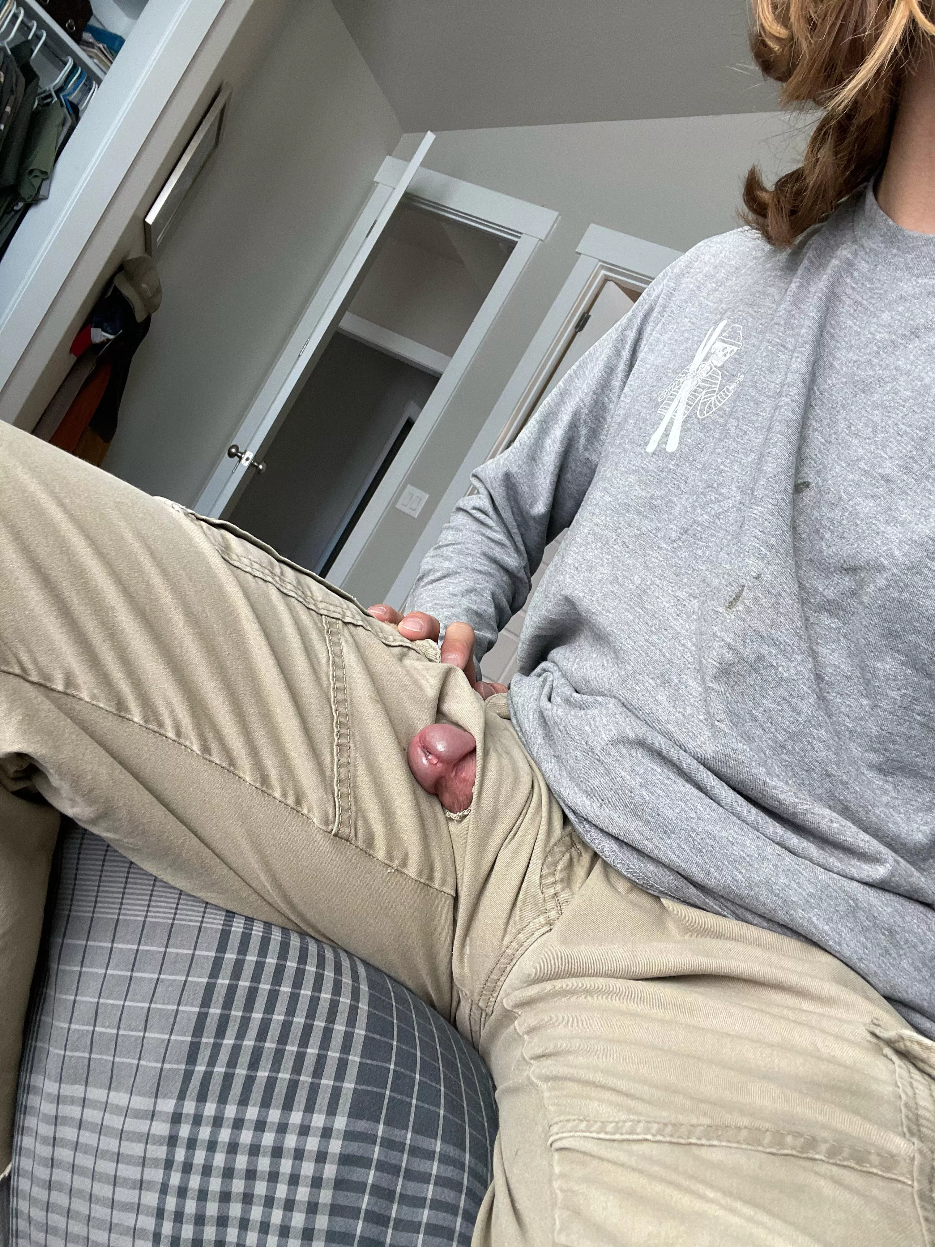 somehow he slipped out 😝