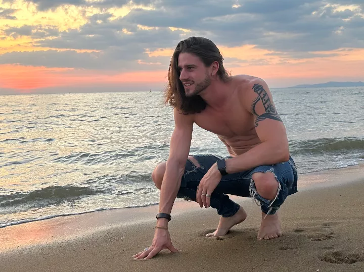 Sunset with lighthouse