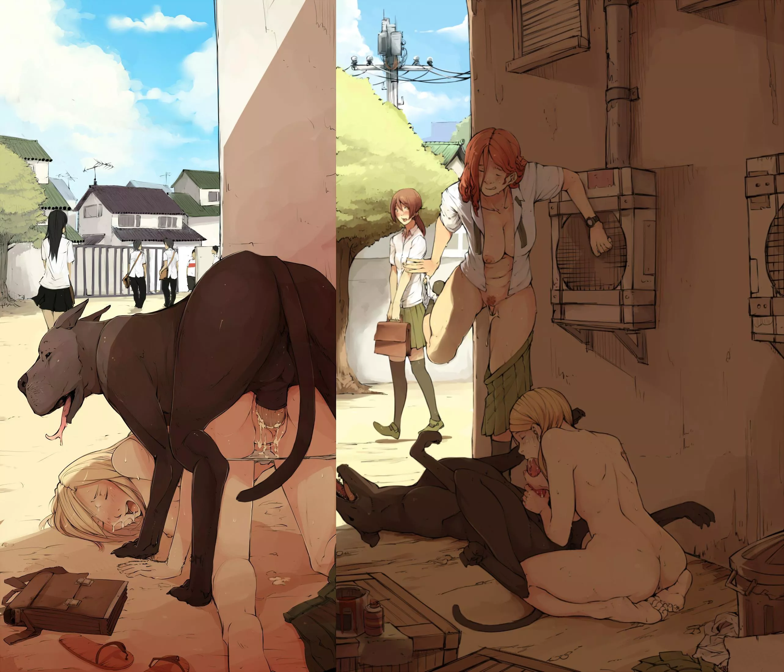 the reward after working hard (faustsketcher)