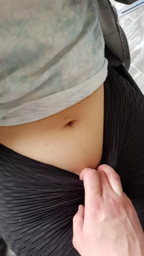 The solution to high wasted leggings 😇