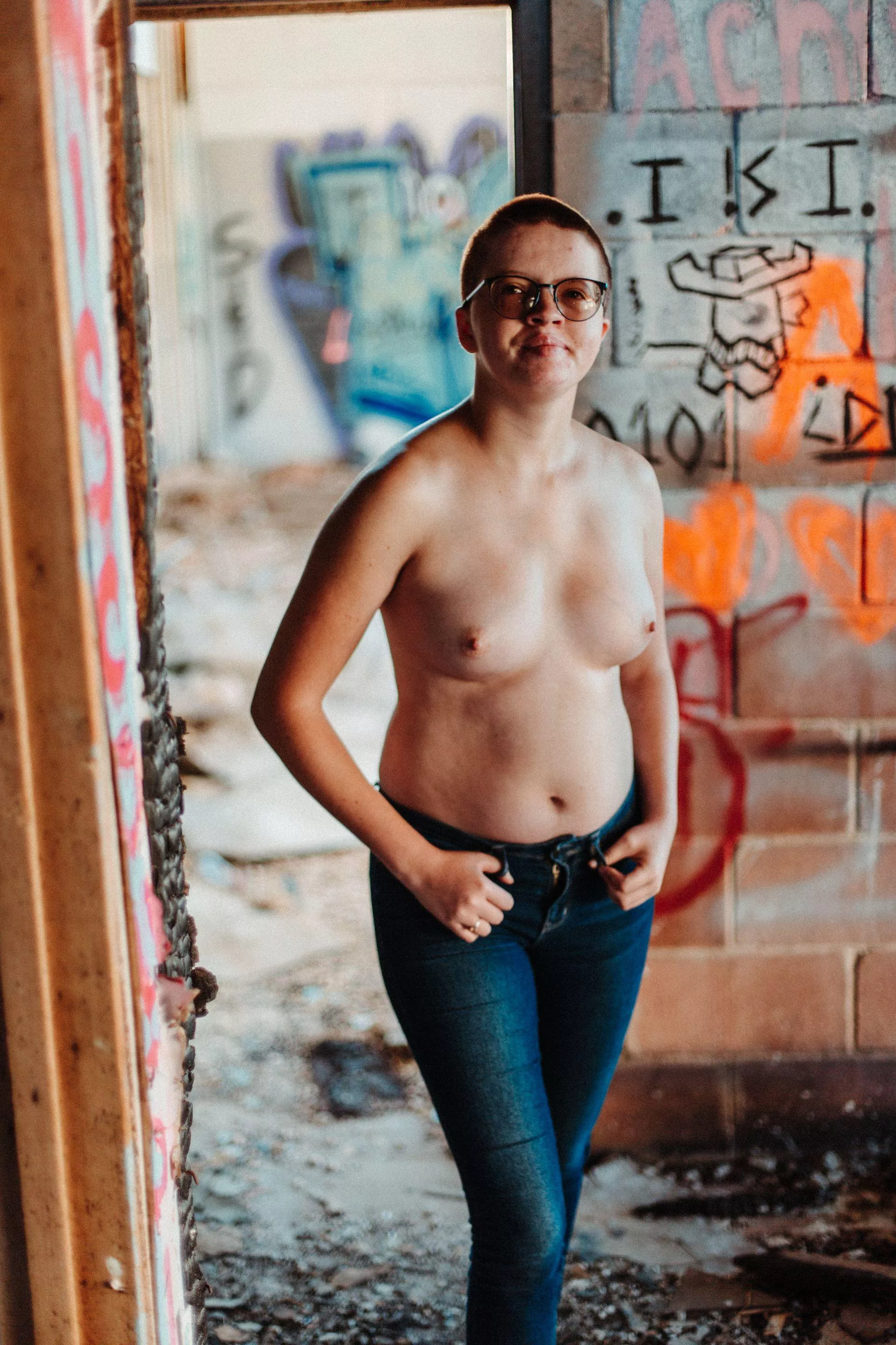 These transitioning Glasses are absolutely amazing especially when exploring abandoned places.