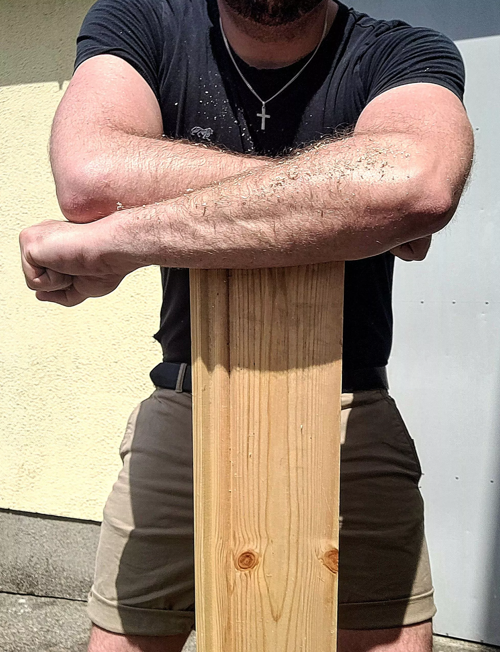 Thought my forearms looked good here.