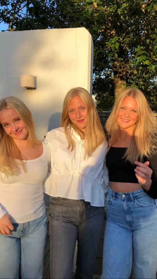 Three Blondes in His Life