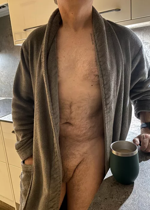 Undone robes are much more comfortable ... and fun