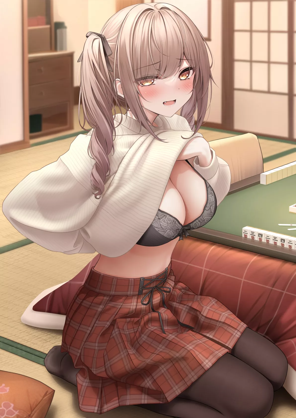 Undressing If You Lose This Game (Monaka curl) [Original]