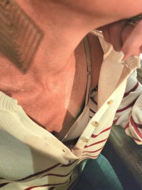 Was teasing a guy at the bar last night. 😈😈