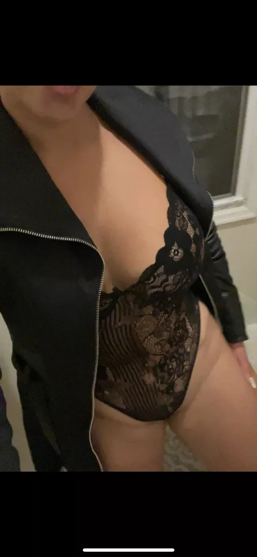 What I wear when my husbands friends are over. Maybe I can get lucky with them