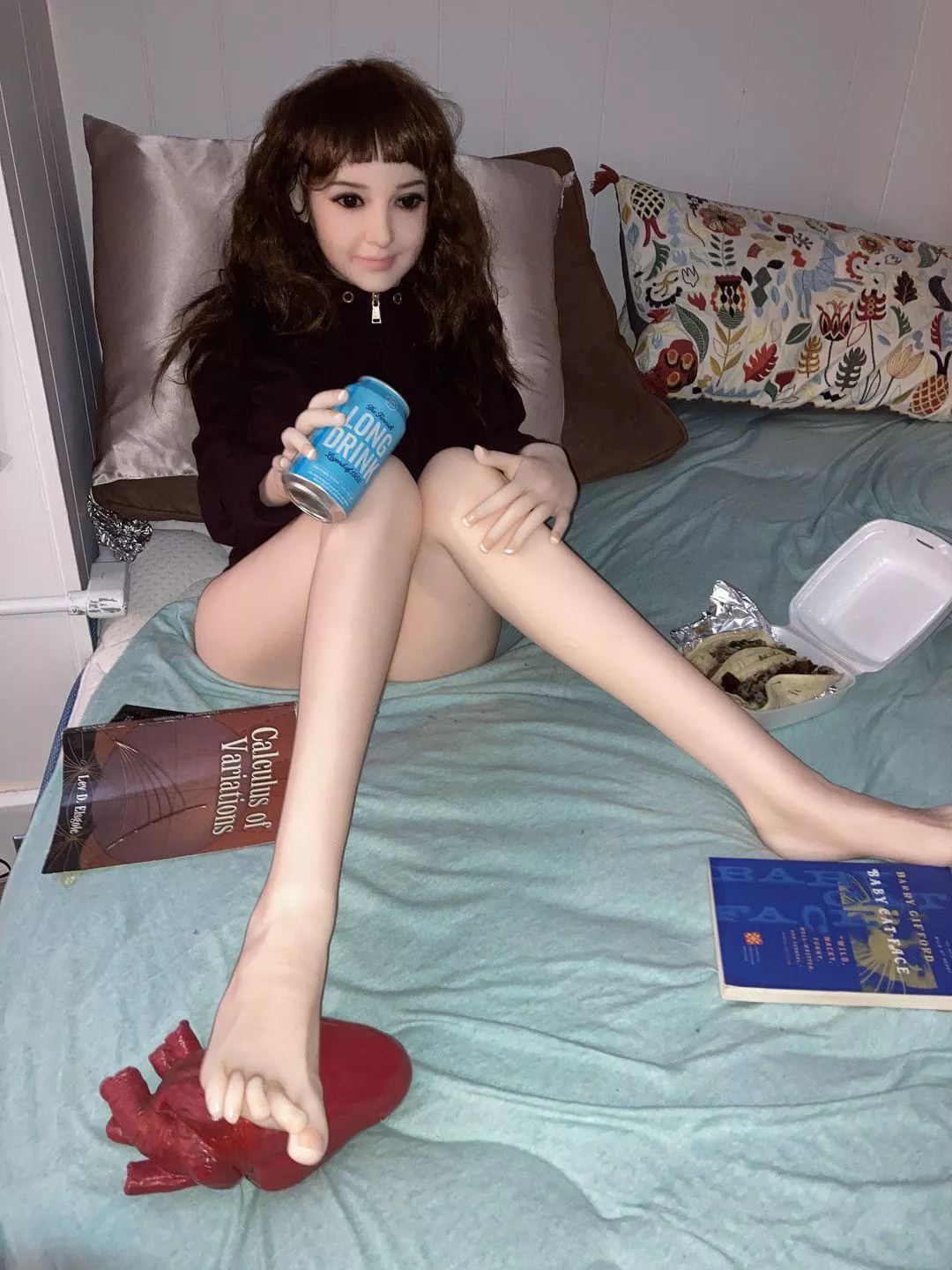 What would be a good reward for her? My Annette accompanied me to watch the World Cup last night.