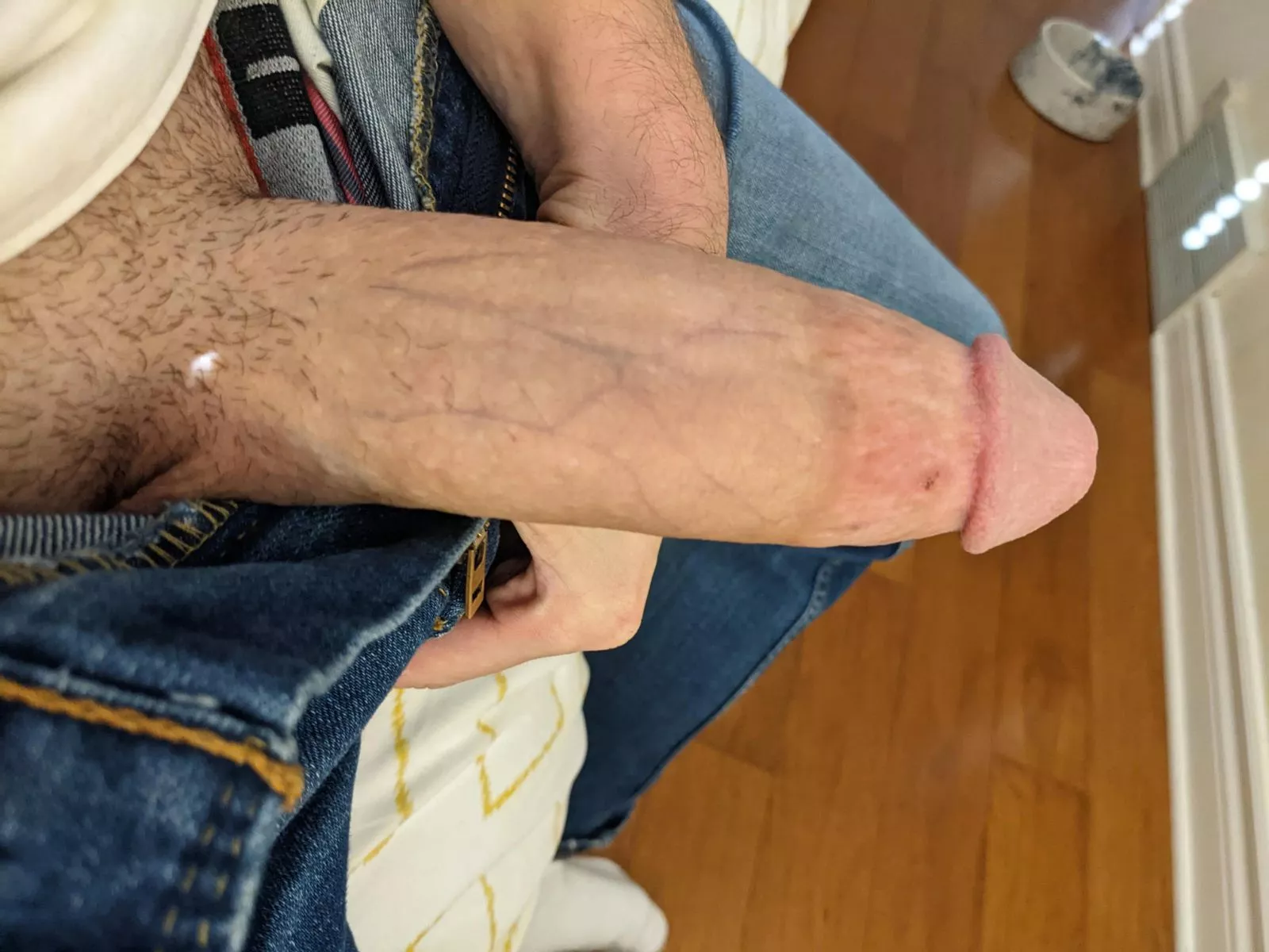 Who wants to pull this out of my jeans?