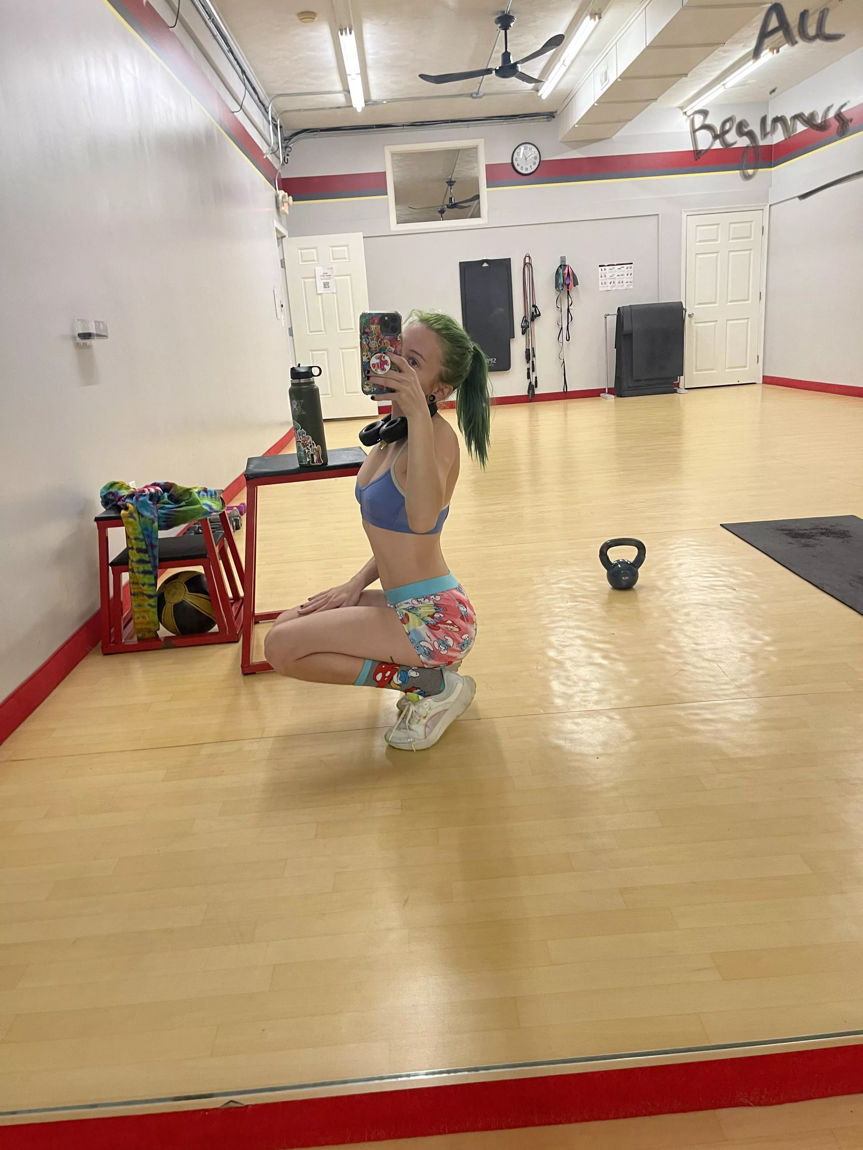 would you flirt with me in the gym?😜