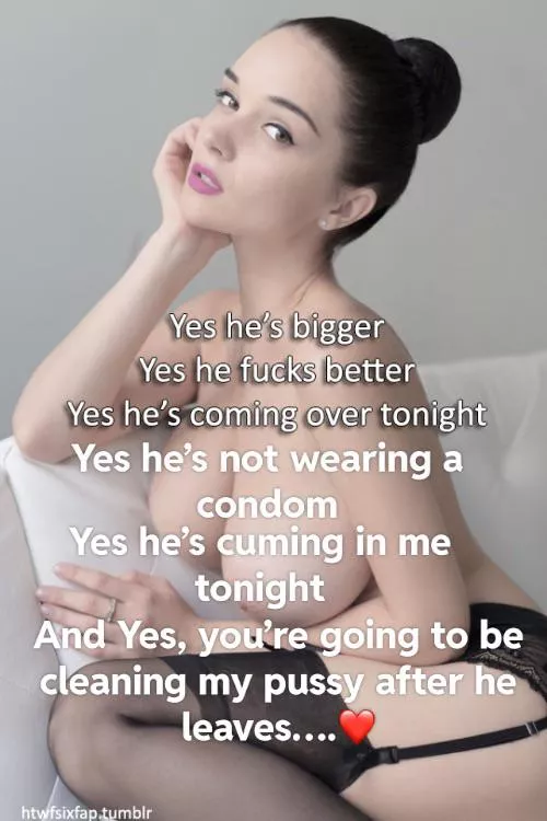 Yes he’s coming over tonight