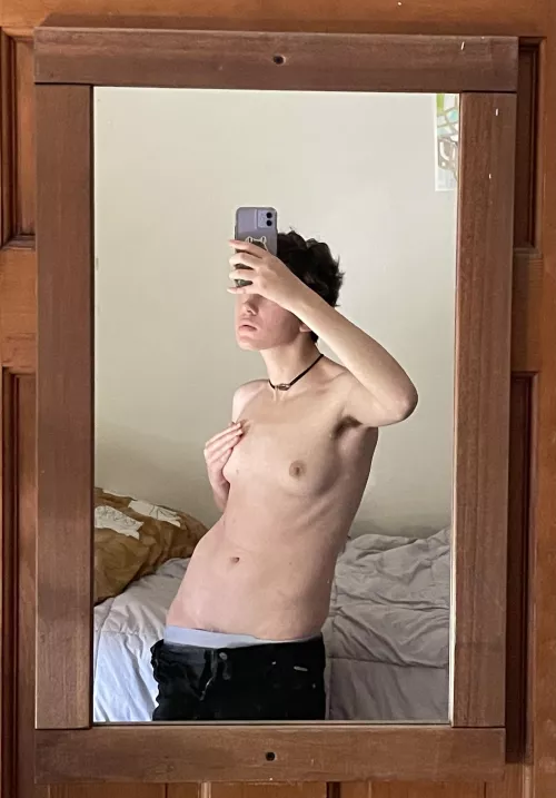 You may not be able to pull on it, but it definitely stays out of the way