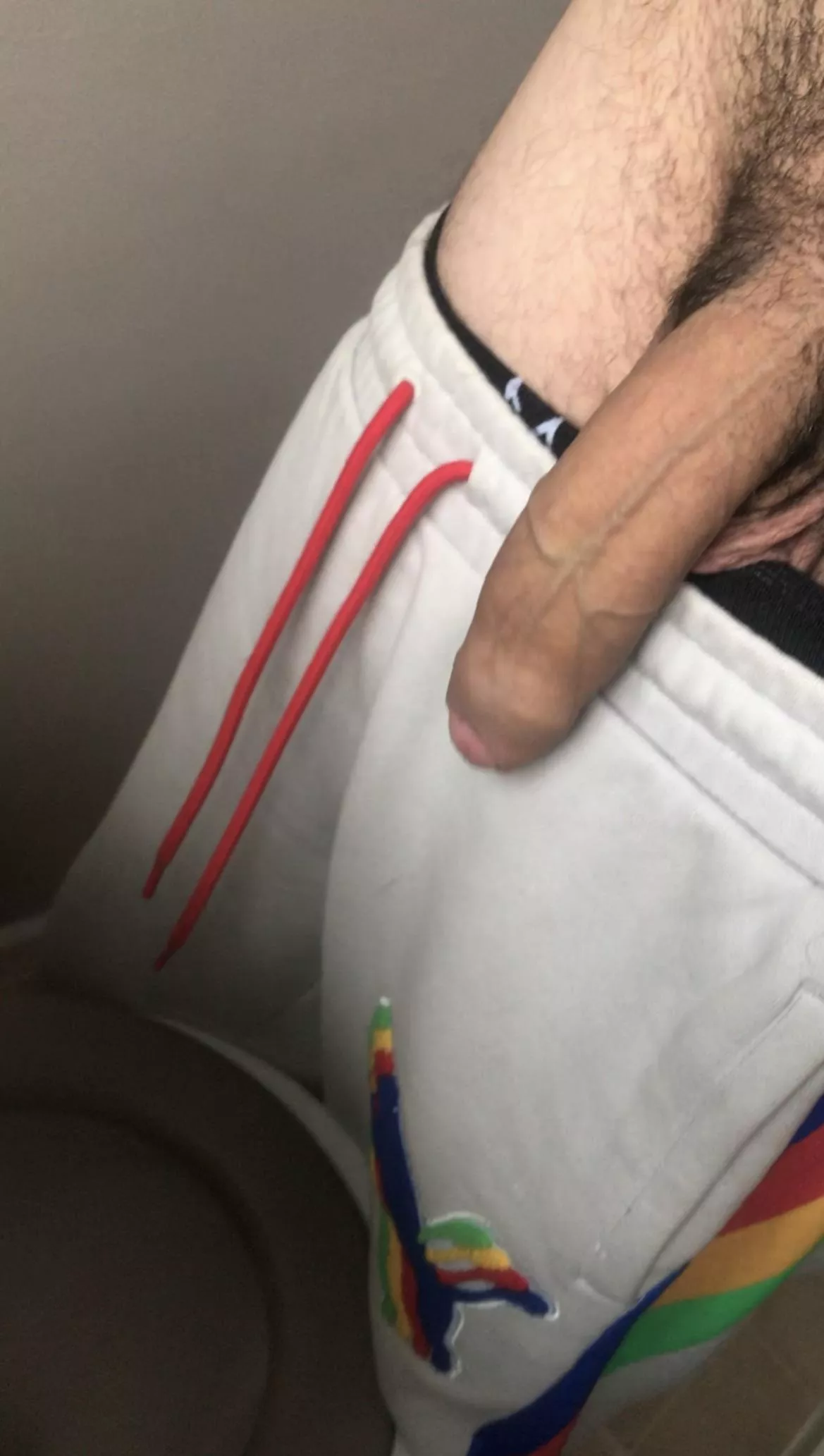 You scrolling and horny ?😈🍆 (soft cock pic) Dms open💦💦