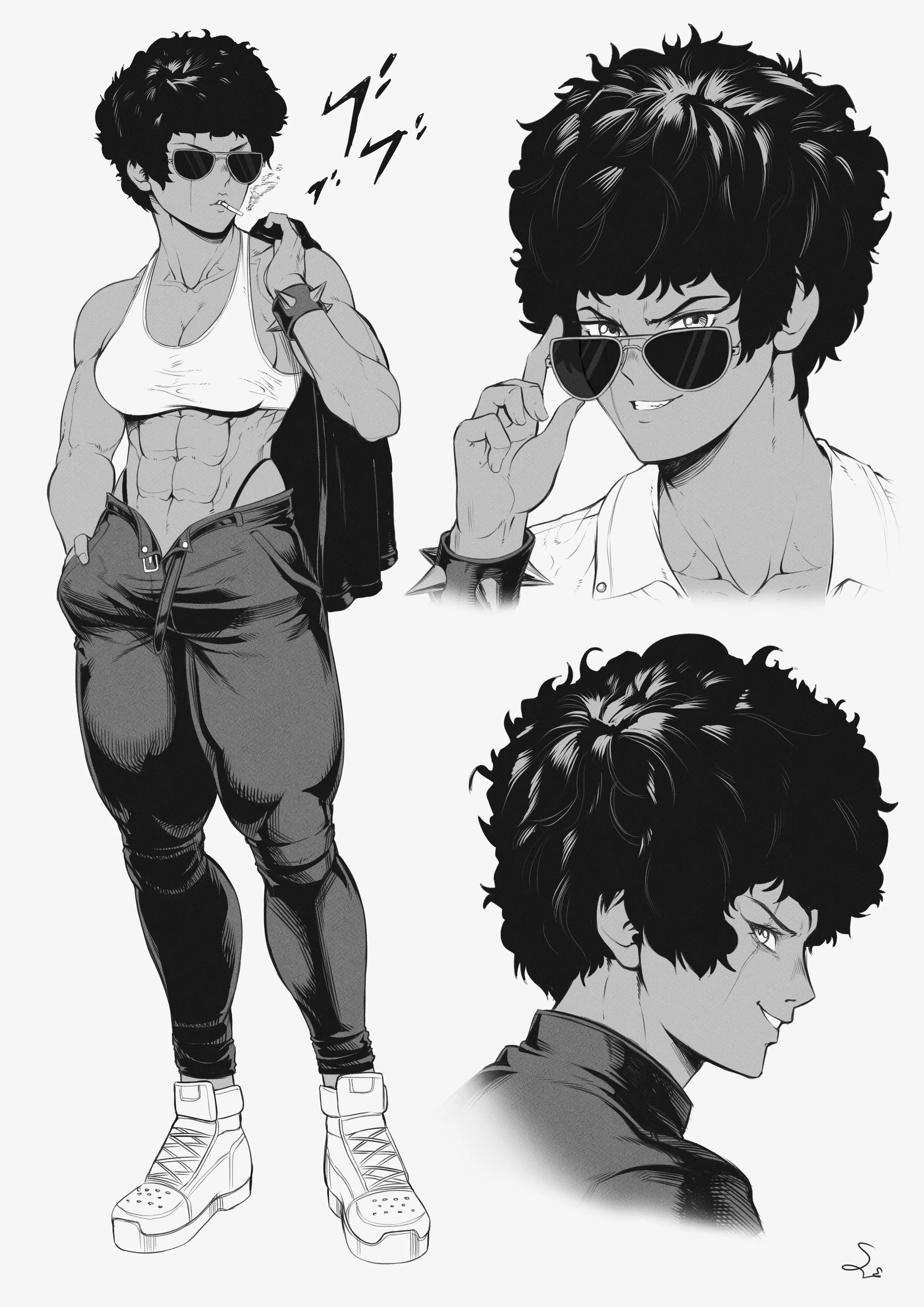 Afro girl [Artist: SpeedL00ver]