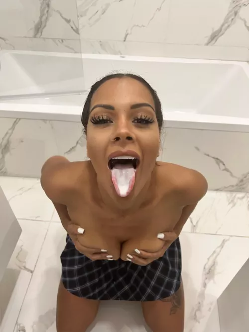 Always swallow 🤓👅