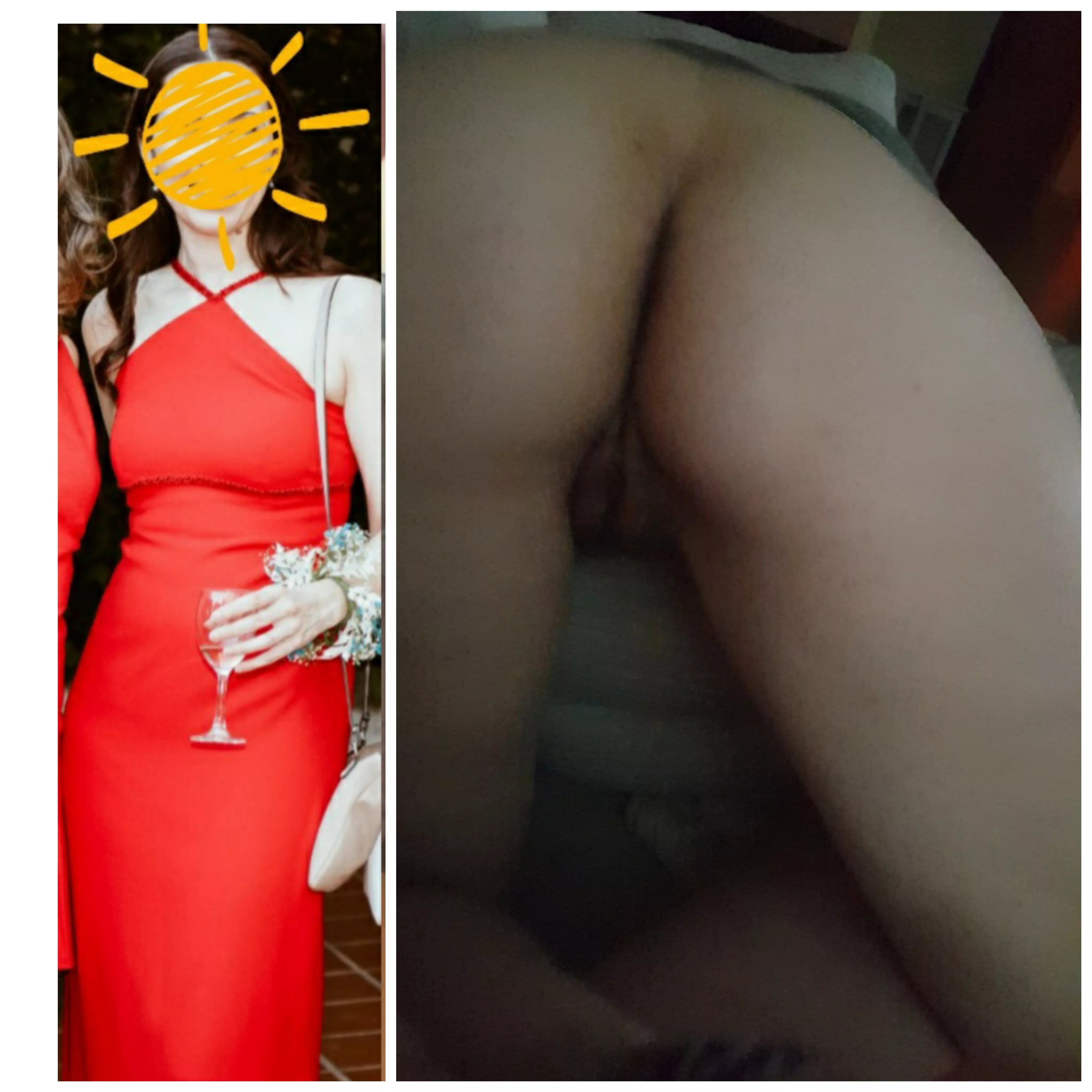 another dressed and undressed pic from my wife