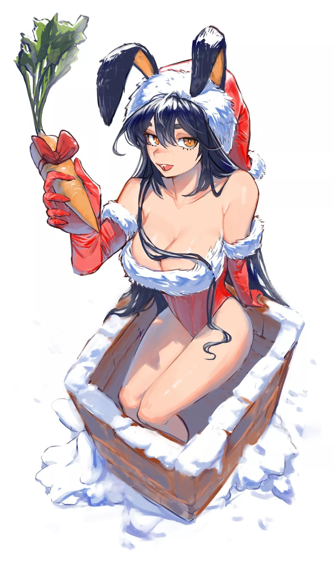 Bunny Santa [Original] (Annalyce)