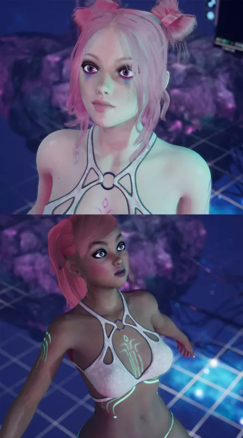 Captain Hardcore development update! New teledildonics menu and support for ALL Lovense toys! New faces WIP!