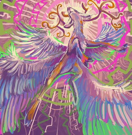 cervidae your master (it was drawn by me)