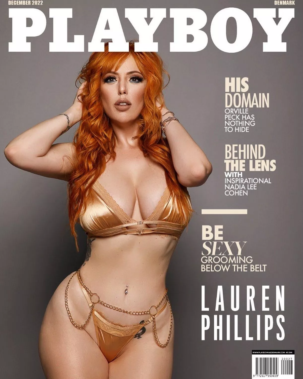 Dec Cover of Playboy Denmark