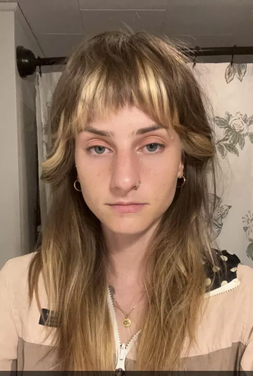 Do these bangs make me look high?… I mean… wait