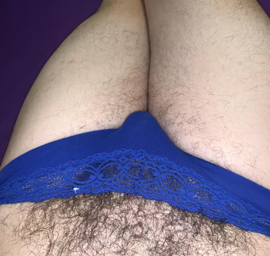 First time wearing panties! 😜