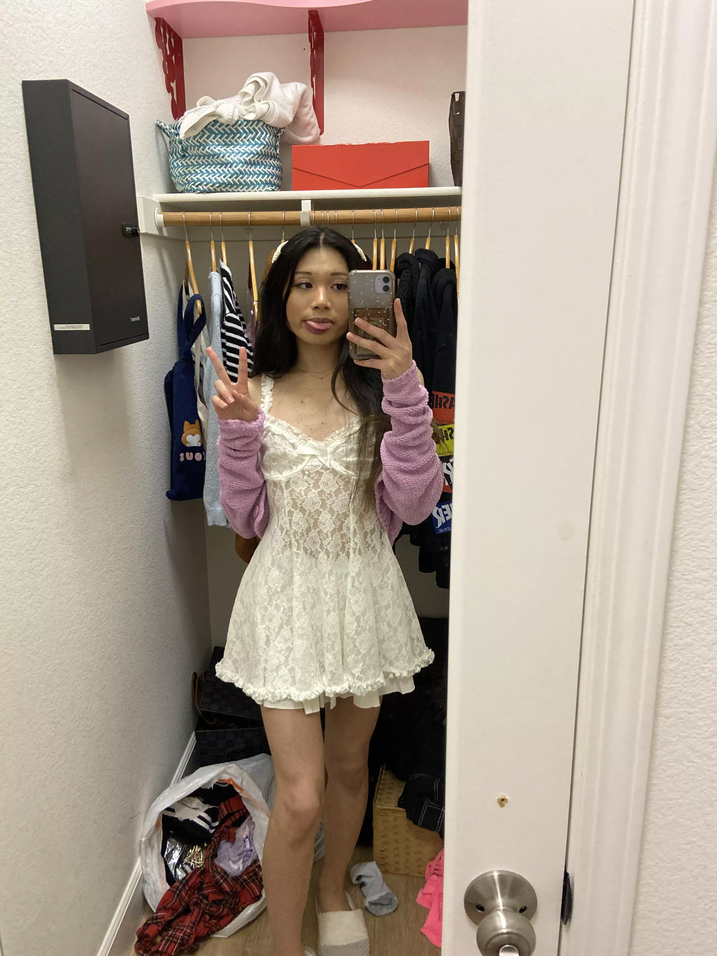 Goin through my closet