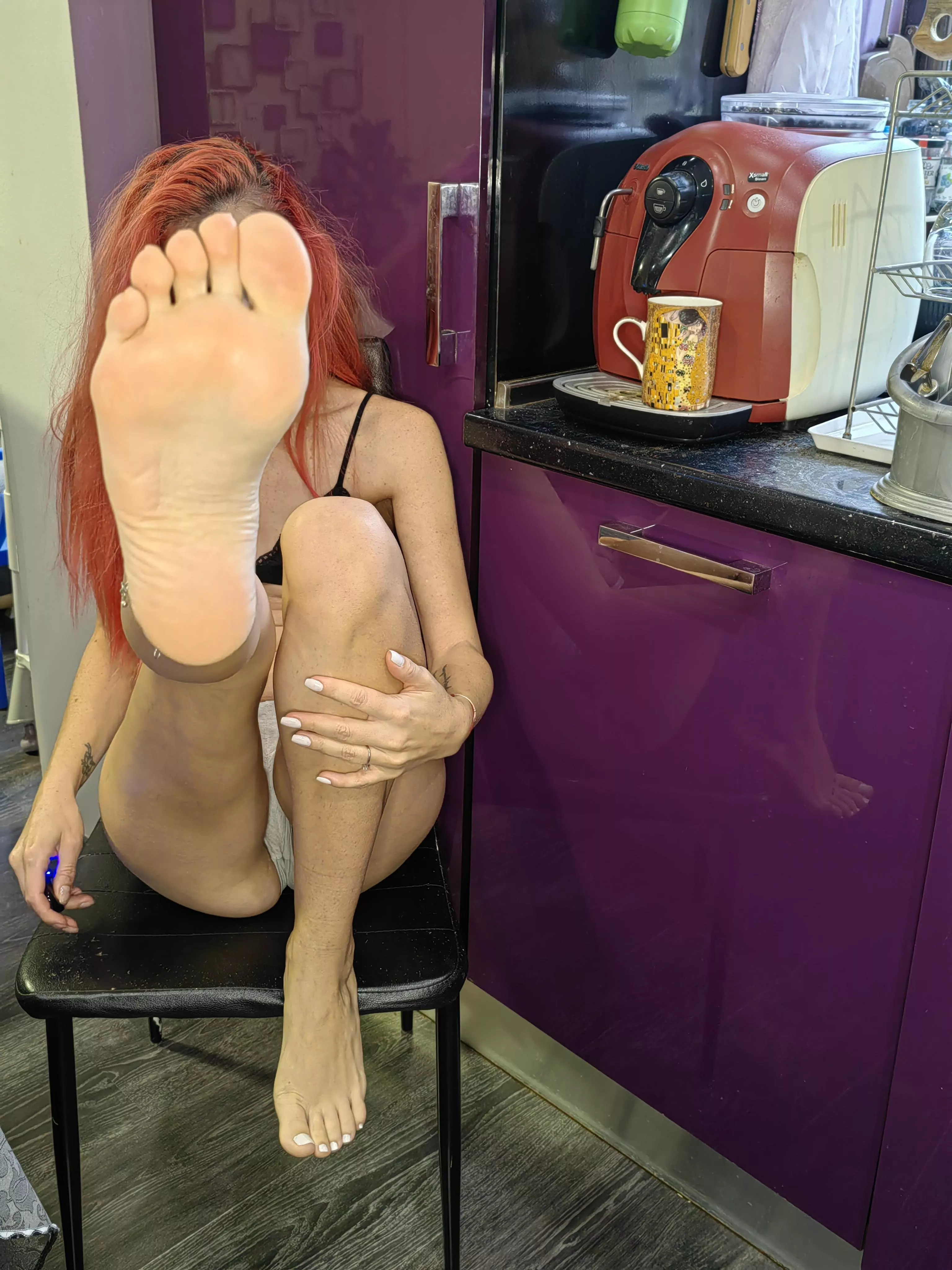 here's your breakfast along with a coffee