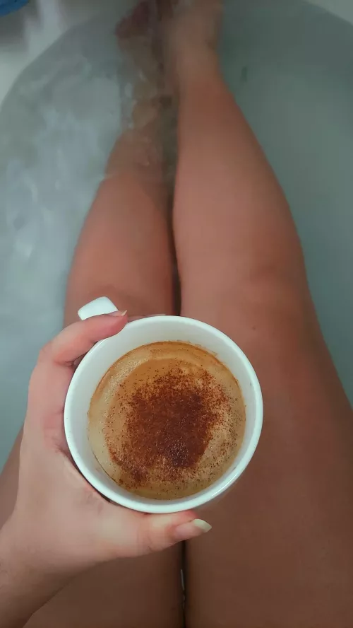 Hot bath, hot coffee