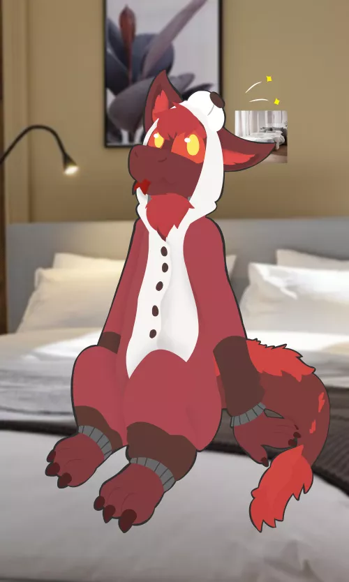 I drew a nardoragon in a kigu >:3