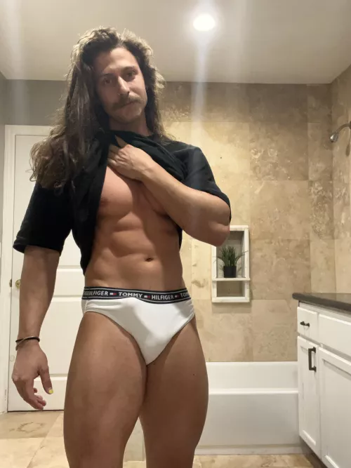 I like white... what's your fav color? It's gonna bulge either way