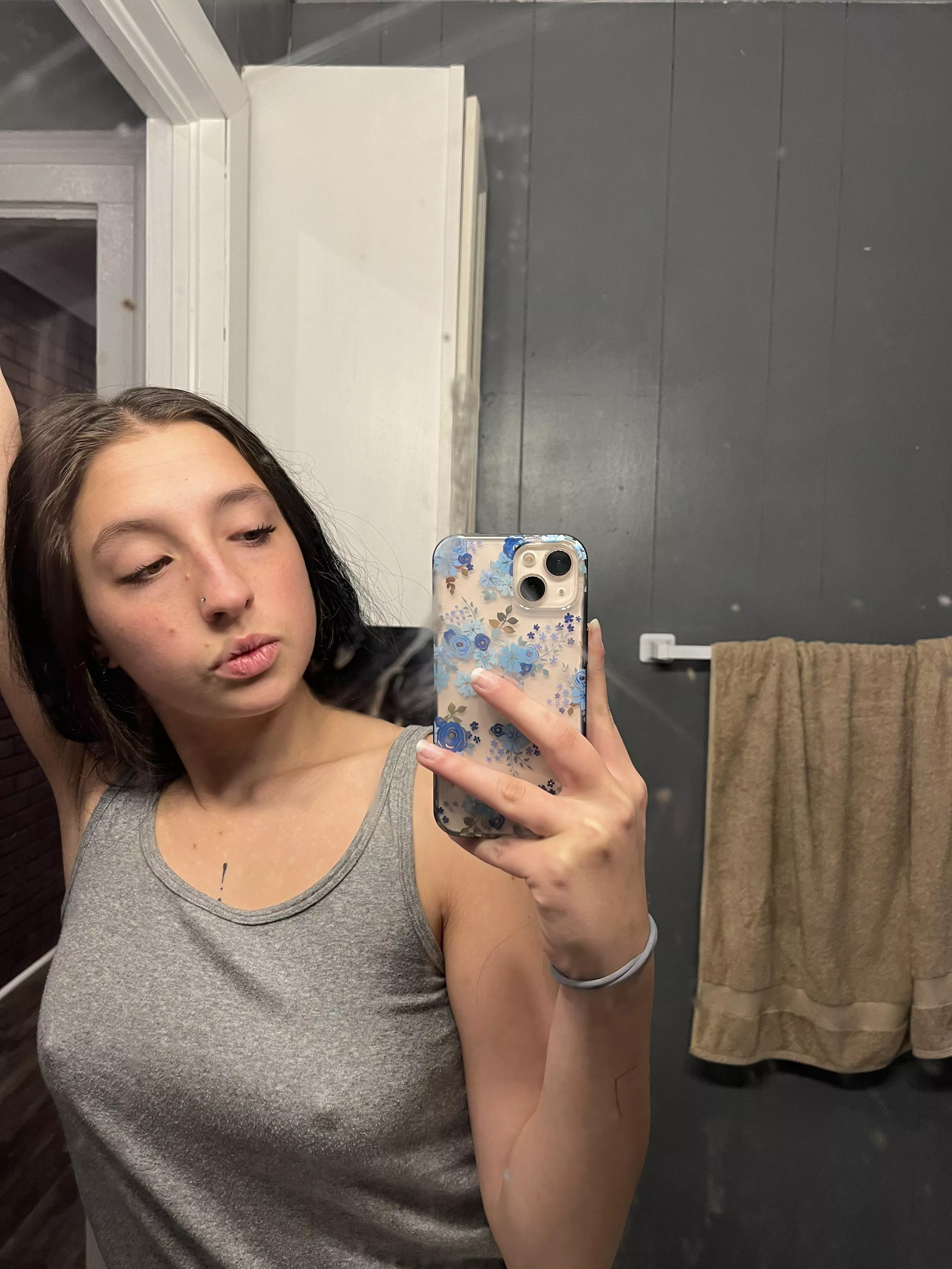 i love wearing grey..