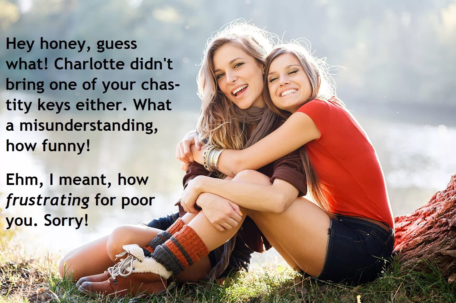 Imagine all the trajectories that could have led to this situation!