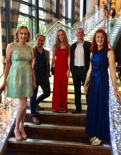 Imagine being on a step and still having to look up 🙄