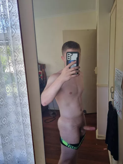 Just a bit if teen cock. Dm me if you want to see more